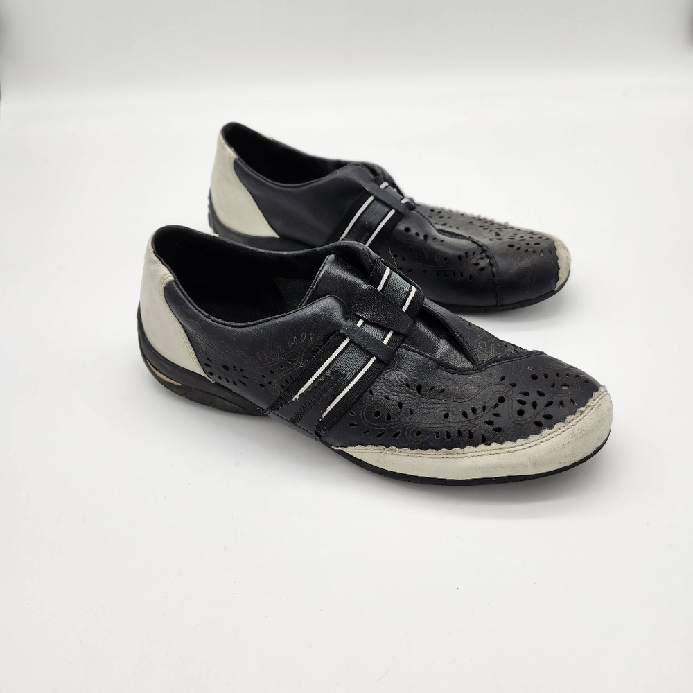 Reiker Shoes, black and white, Size 41